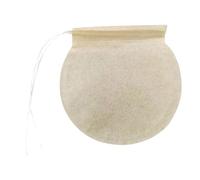 Alipis 100 pièces Sachets de Thé Vides Ronds Papier Filtre Bois Pulp pour Thé Vrac Naturel Jetables Adaptés Café Infusions