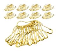 Alipis 1000 Épingles de Sûreté Métalliques Dorées en Fer 23 CM Épingles à Gourde pour Vêtements Couture Crochet et Loisirs Créatifs Marqueurs de Mailles Polyvalents