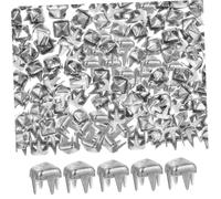 Alipis 1000 pièces Clous Griffes Métalliques Rivets Carrés DIY pour Vêtements Sacs Décoration et Facile à Installer