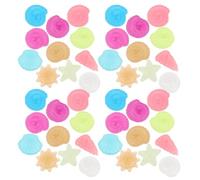 Alipis 1000 Pièces Pierres Phosphorescentes Imitation Coquille | Effet Lumineux Stable, Aspect Coquille Réaliste, Couleurs Intenses, pour Bassin, Allée et Fragments Paysagers