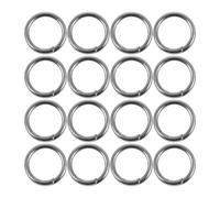 Alipis 100pcs Anneaux Brisés en Acier Inoxydable Argentés pour Leurres, Connexion sans Soudure, Design Haute Précision, Accessoires Pêche Eau Douce Gros Poissons