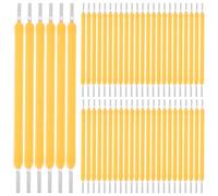 Alipis 100Pcs Filament Led Rigide 38Mm 3V 120Ma, PièCes De Filament Pour Ampoule, ÉClairage Chaud 2700K, ÉConomie D'ÉNergie, Installation Facile, Pour Diy