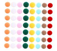 Alipis 100pièces Boules De Coton Colorées Pompons Artisanaux Pour Collier Diffuseur Huiles Essentielles Mixte Adaptées Bracelets Et Pendentifs Décorations Créatives Famille Garçon Fille