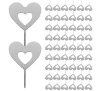 Alipis 100pièces Outil Extraction Carte Sim Forme de Cœur Broches Robustes pour Retrait Plateau Sim Aiguilles pour Smartphone