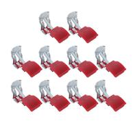 Alipis 10pcs Clips D'installation pour Évier en Acier Manganèse et Plastique, Résistants à L'usure, Accessoires Pratiques pour Fixation Cuisine sans Perçage