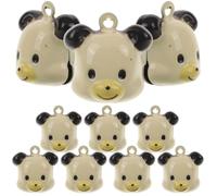 Alipis 10pcs Clochettes pour Collier de Chat en Cuivre, Résistantes à l'usure et Confortables, Accessoires Adorables pour Colliers d'animaux Lors de Fêtes