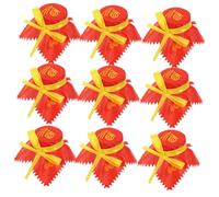 Alipis 10pièces Housse Tissu pour Bocal à Vin Couvercle Tissu pour Bocal à Scellant pour à Vin