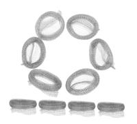 Alipis 10pièces Piège à Peluches Réutilisable Pour Tuyau Évacuation De Machine à Laver Filtre à Peluches Pour Lave-linge Collecteur De Fibres Et Cheveux