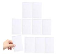Alipis 10pièces Porte-Cartes de Stationnement Pochettes Adhésives pour Cartes de Crédit Protège-Cartes Transparentes Étuis pour Cartes de Visite
