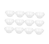 Alipis 12 Bols en Verre pour Huiles Essentielles, Faciles à Verser et Agréables Toucher, Lot de 12 Pièces pour Masque Facial, pour Voyage et Soins Spa