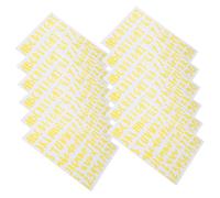 Alipis 12 feuilles Autocollants Lettres et Chiffres Colorés Auto-adhésifs Stickers DIY pour Scrapbooking Décoration et Cahiers