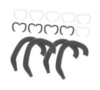 Alipis 12 Paires Crochets Oreille pour Masques Correcteur Oreilles Proéminentes pour Bébés Support Auriculaire Réutilisable et Confortable Ajustable pour Différents Types de Masques