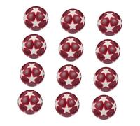 Alipis 12 pièces Balles de Football Plastique Foot Accessoires de Jeu de Table Lot de Ballons de Remplacement pour Football de Table Desktop