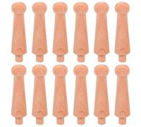 Alipis 12 Pièces Balustres Massif Non Peint Piliers Décoratifs de Style Européen pour Meubles Armoires Tournées Lisses pour Bricolage