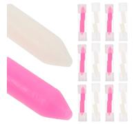 Alipis 12 pièces Manicure Rhinestones Picker Pens With Replaceable Soft Wax Tips For Nail Art Decoration Wax For Easy Crystal Application And DIY Nail Design