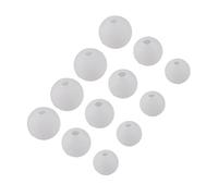 Alipis 12 pièces Moule Silicone Sphère pour Bijoux DIY Moules Ronds Transparents pour Résine Époxy Mini Boules Facile à Nettoyer et Réutilisable