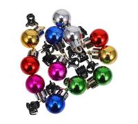 Alipis 12 Pièces Pince à Barbe de Noël Ornements Brillants pour Hommes | Plastique, Fixation Rapide et Facile, pour Barbe et Moustache, Fêtes D’anniversaire, Photos de Saison Couleur Aléatoire