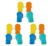 Alipis 12 Pièces Pince à Ventouse Rotative pour Reçus, Clip de Message pour Réfrigérateur, Plastique, Forte Aspiration, Installation Facile, pour Serviettes de Bain et Enseignes