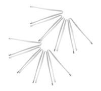 Alipis 12 Pièces Pinces Inox à Dents Antidérapantes Longue Poignée pour Retirer Membranes Œuf Servir Glaçons Cubes Sucre et Outil Cuisine Polyvalent