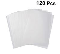 Alipis 120 pièces Papier Calque Transparent pour Dessin et Traçage Papier Vélin Créatif pour Croquis et Copies Compatible Impression Jet Encre pour Travaux Manuels et Art Technique