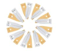 Alipis 12paires Électrodes Cuivre Et Zinc Feuilles Anode Kit Expérimentation pour Piles à Fruits Outil De Recherche Scientifique Stem pour Apprentissage