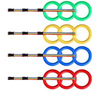 Alipis 12pièces Cordes De Traction Pour Garçon Fille Avec Poignées Laisse De Sécurité Pour Crèche Et École Maternelle Ropes De Transition Réglables Avec Anneau