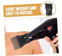 Alipis 15 pièces Peigne pour Sèche-cheveux Embout Concentrateur Résistant Chaleur Accessoire Coiffage Professionnel Diffuseur Léger et Compact Adapté pour Boucles et Lissage