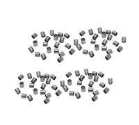 Alipis 1500 pièces Perles à Sertir Cuivre Noir pour Fabrication Bijoux DIY Accessoires Créatifs Durables pour Colliers Bracelets