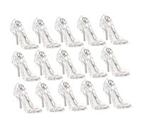 Alipis 15pièces Pendentifs Noël Forme Talons Hauts Décorations Fêtes Suspendre Sapin Ornements Noël Délicats