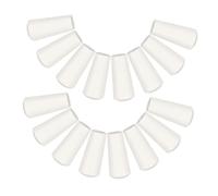 Alipis 16 Pièces Pendentif Horloge en Bois Accessoires d'obturation poignée pour Store Accessoires Volets Manche de sécurité en Bois poignée de volet Blanche