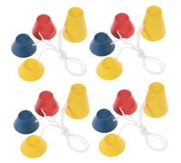 Alipis 16 pièces Support de Balles de Golf Caoutchouc Tee Golf Incassable Accessoire Pratique pour Entraînement Intérieur et Extérieur