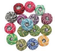 Alipis 16 rouleaux Lot Fils à Broder Coton Dmc pour Point Croix DIY Loisirs Créatifs Kit Fil Broderie Débutant et Expert