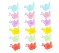 Alipis 18 Pcs Miniatures Origami Éclairantes pour Décor de Jardin Aquariums et Maisons de Poupées Accessoires de Paysage Résine