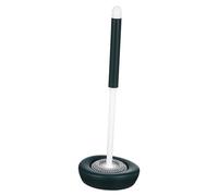 Alipis 1ensemble Set De Brosse De Toilette Silicone avec Support Brosse De Nettoyage Longue Durée pour WC Nettoyage Et Rapide avec Design Ergonomique Et Système De Séchage Optimal