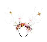 Alipis 1pièce Bandeau Décoratif Forme Cerf Blanc Accessoire de Fête Créatif pour Garçon Fille Serre-tête Original pour Cosplay et Festivals Couleur Aléatoire