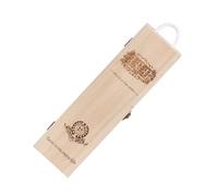 Alipis 1pièce Coffret à Vin Bois Massif Boîte De Rangement Élégante pour Bouteille De Vin Idéale pour Et Décoration Intérieure Style Naturel Et Pratique avec Poignée Unique