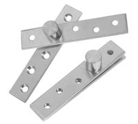 Alipis 2 Charnières Pivotantes Invisibles à Rotation 360° Charnières de Porte en Acier Inoxydable Taille Moyenne 95 MM X 3 MM Adaptées aux Portes Pivotantes Installation pour Maison