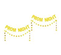 Alipis 2 Ensembles Bannière De Mariage Décoration Suspendue Éclatante Prom Night Pour Cérémonies Intérieures Extérieures Ajoute Une Festive À Votre Événement 2 Pièces * 2