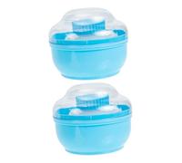 Alipis 2 ensembles Boîte Rangement Cosmétique Garçon Fille avec Houppette Boîte Poudre pour Application Facile Après Bain Poignée Pratique pour Utilisation Hygiénique
