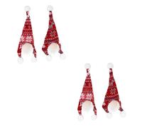 Alipis 2 Ensembles Couverture De Bouteille De Vin Âgée Ambiance Noel Goodies Noel Décorations De Noël Bouteilles Vêtements De Bouteille De GNOME Manchons De Bouteille Festifs 2 Pièces * 2