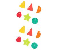 Alipis 2 Ensembles Marqueurs De Verre Silicone Identificateurs De Boissons Fruits Assortiment De Couleurs Pour Et Célébrations 6 Pièces * 2