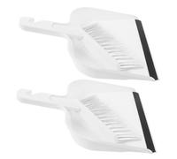Alipis 2 Ensembles Mini Dustpan And Brush Set Compact Desk Broom For Precise Desktop Cleaning Small Portable Table Broom For Home Office Kitchen