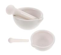 Alipis 2 ensembles Mortiers en Porcelaine pour Broyage de Médicaments et Épices Design Ergonomique Surface Lisse Matériau Céramique et Sûr Facile à Nettoyer