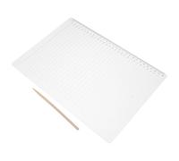 Alipis 2 Ensembles Règles Pochoirs Espacement Pour Examens Guide Ligne Droite Plastique Transparent Pour Réponses Sur Écriture Précise Pour École et Adresse