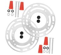 Alipis 2 Ensembles Support Fixation Plafonnier Acier Montage Sécurisé pour Éclairage Plafond Compatible Appliques Murales et Plafonniers Lot de Robuste et Facile à Installer