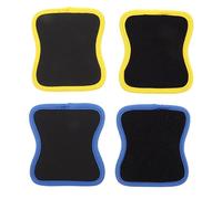 Alipis 2 Paires Lot Grips de Levage Antidérapants Néoprène pour Haltères et Barres de Traction Coussinets Amovibles Résistants Transpiration pour Entraînement Fitness et Musculation