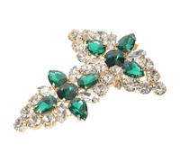 Alipis 2 Pcs Boucles de Chaussures en Métal et Paillettes Fleurs Élégantes pour Chaussures de Mariage Soirée Femmes