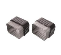Alipis 2 Pièces Adaptateur de Tuyau Pluvial Assure un Écoulement Stable en Alliage D'aluminium, Forme Entonnoir et Prévient les Infiltrations pour Systèmes de Drainage de Villa