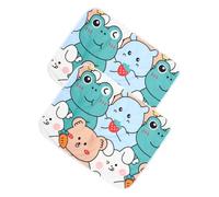 Alipis 2 Pièces Alèse Lavable pour Petit Animal, Doublure de Cage, Coton | Absorption D’eau Fiable, Légère et Réutilisable, pour Cage de Cochon D’inde ou Hamster