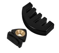 Alipis 2 Pièces Amortisseurs pour Violon Noir Caoutchouc Kit Léger de Silencieux pour Pratique de Volume Précise Portable pour Orchestres et Usage Domestique